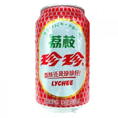 珍珍荔枝味汽水330ml*24--到店自提