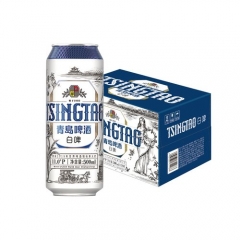 青岛全麦白啤500ml*12听--到店自提