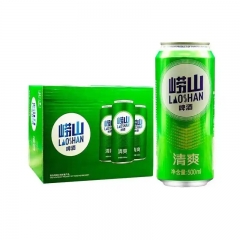 青岛崂山啤酒罐装500ml*12--到店自提